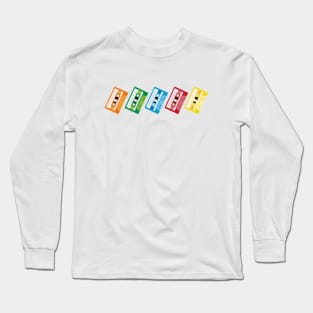 Colorful cassette collection Long Sleeve T-Shirt